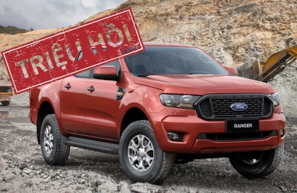 Triệu hồi Ford Ranger tại Việt Nam do lỗi liên quan kính chắn gió