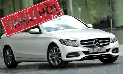 Triệu hồi Mercedes-Benz C200 để cập nhật phần mềm điều khiển, chống nguy cơ cháy xe