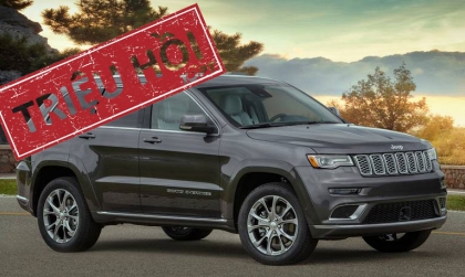 Triệu hồi Jeep Grand Cherokee trên toàn cầu do lỗi đèn hậu