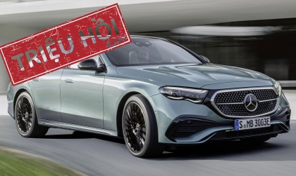 Triệu hồi Mercedes-Benz E-Class do lỗi hệ thống cảnh báo mở cửa