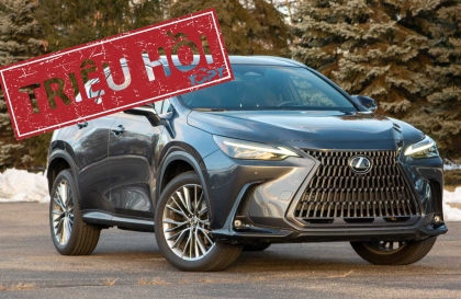 Triệu hồi Lexus NX350 tại Việt Nam