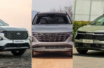 Tương đồng giá bán, Ford Territory, KIA Sportage và Hyundai Tucson có gì cho cuộc đấu phân khúc crossover 5 chỗ mới?