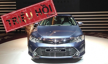 Toyota triệu hồi hơn 2.400 chiếc Camry 2.0 E tại Việt Nam
