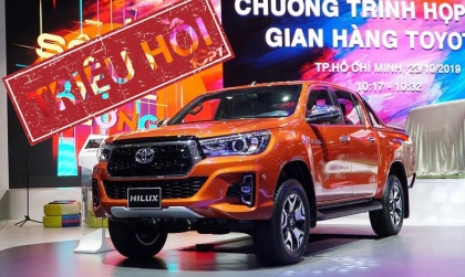 Triệu hồi Toyota Hilux vì rò rỉ nhiên liệu