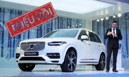 Triệu hồi Volvo XC90 vì phần mềm điều khiển ghế