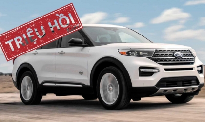 Triệu hồi Ford Explorer do lỗi ắc quy