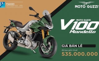 Thế giới 2 bánh: Moto Guzzi V100 Mandello ra mắt tại Việt Nam trong ồn ào triệu hồi vì gãy giảm xóc