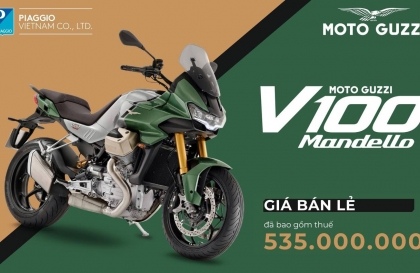 Thế giới 2 bánh: Moto Guzzi V100 Mandello ra mắt tại Việt Nam trong ồn ào triệu hồi vì gãy giảm xóc