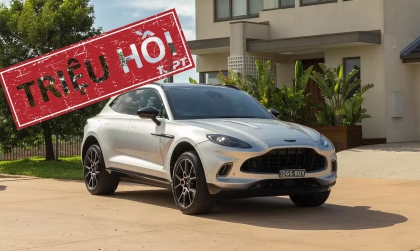 Aston Martin DBX chính thức bị triệu hồi tại Việt Nam do lỗi cầu chì
