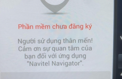 Mở bản đồ xe Hyundai Creta báo lỗi này thì xử lý thế nào?