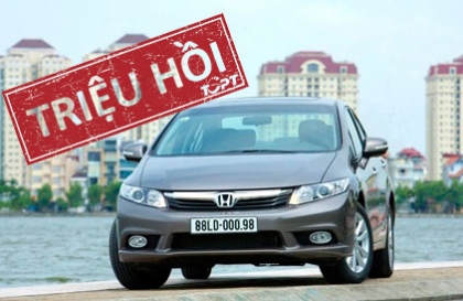 Honda Việt Nam tiếp tục triệu hồi xe vì túi khí