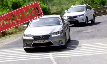 Triệu hồi hơn 110 xe Lexus ES tại Việt Nam