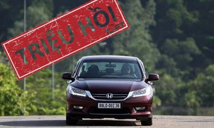 Honda triệu hồi Accord tại Việt Nam