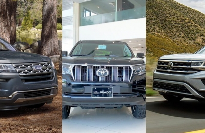 Lựa chọn Ford Explorer, Toyota Land Cruiser Prado hay Volkswagen Teramont?