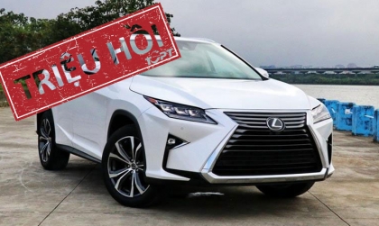 Triệu hồi xe Lexus RX350 tại Việt Nam vì lỗi hộp số