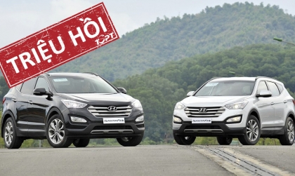 Triệu hồi Hyundai Santa Fe trên toàn cầu vì hệ thống ABS