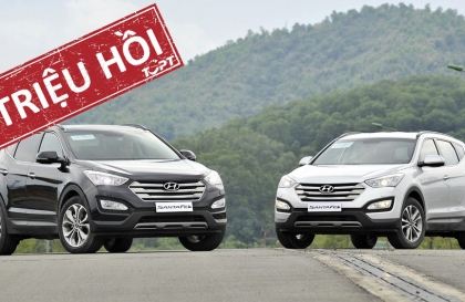 Triệu hồi Hyundai Santa Fe trên toàn cầu vì hệ thống ABS