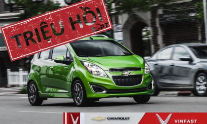 VinFast triệu hồi Chevrolet Spark