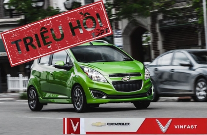 VinFast triệu hồi Chevrolet Spark