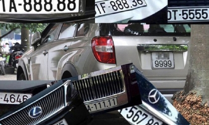 Thông báo phiên đấu giá trực tuyến biển số xe ô tô lần thứ nhất 