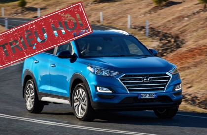 Triệu hồi Hyundai Tucson trên toàn cầu do nguy cơ lỗi phanh