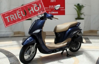 Yamaha Việt Nam triệu hồi toàn bộ xe Nozza