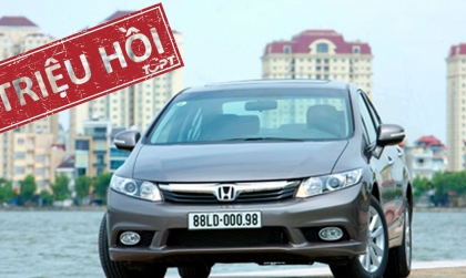 Honda triệu hồi 320 ôtô tại Việt Nam