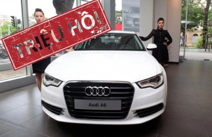 Dính lỗi túi khí Takata, đến lượt Audi triệu hồi xe A6 tại Việt Nam