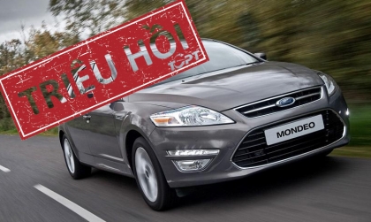 Triệu hồi Ford Mondeo tại Việt Nam vì lỗi túi khí