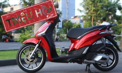 Piaggio Việt Nam triệu hồi hơn 13.000 chiếc Liberty