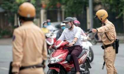 Mức phạt xe máy không mang giấy phép lái xe 