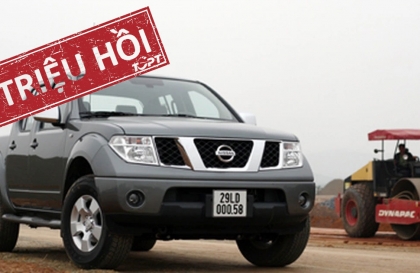 Nissan triệu hồi 602 chiếc Navara tại Việt Nam bị lỗi túi khí