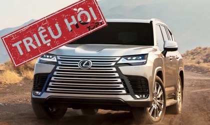 Triệu hồi Lexus LX 600 do nguy cơ chết máy đột ngột