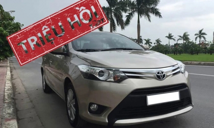 Triệu hồi Toyota Vios lần thứ 4 vì lỗi túi khí - Sẽ dừng ở con số 27.300 xe?