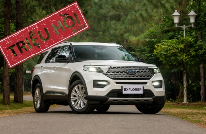 Triệu hồi Ford Explorer tại Việt Nam do lỗi phần mềm