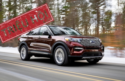 Triệu hồi Ford Explorer do lỗi trục truyền động