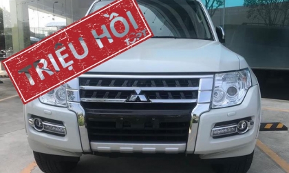 Mitsubishi triệu hồi Pajero vì nguy cơ gãy tay đòn treo trước