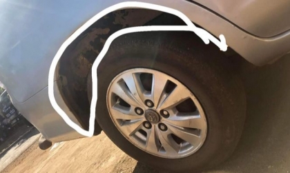 Xử lý thế nào xe Innova mất hốc bánh xe?