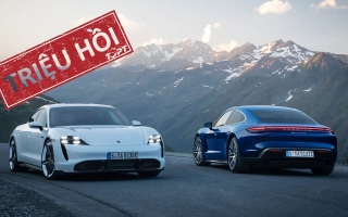 Porsche triệu hồi xe điện Taycan lần thứ hai do lỗi hệ thống pin điện