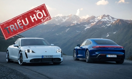 Porsche triệu hồi xe điện Taycan lần thứ hai do lỗi hệ thống pin điện