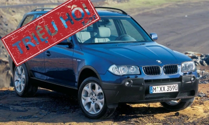 Triệu hồi BMW X3 trên toàn cầu do lỗi túi khí