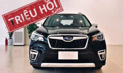Triệu hồi Subaru Forester tại Việt Nam vì lỗi ở ống xả