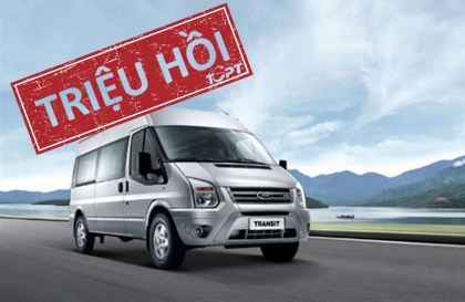 Ford triệu hồi hơn 1.500 xe Transit