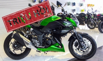 Thế giới 2 bánh: Nguy cơ cháy, Kawasaki triệu hồi xe Z300 ABS tại Việt Nam