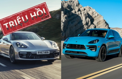 Lỗi dây an toàn khiến Porsche Panamera và Macan bị triệu hồi trên toàn cầu