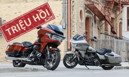 Triệu hồi Harley-Davidson CVO Street Glide và Road Glide do lỗi phanh