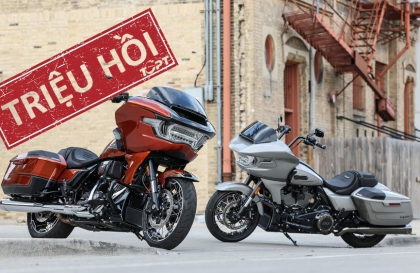 Triệu hồi Harley-Davidson CVO Street Glide và Road Glide do lỗi phanh