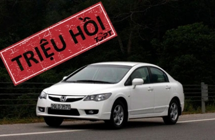 Honda Việt Nam tiếp tục triệu hồi xe vì túi khí Takata