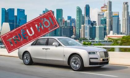 Triệu hồi Rolls-Royce Ghost do nguy cơ vỡ đồng hồ