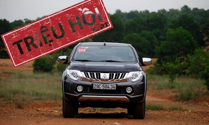 Sau Zinger, đến lượt Mitsubishi Triton bị triệu hồi vì lỗi túi khí